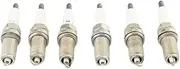 6Pcs Laser Iridium Spark Plugs Compatible Compatible for BMW N51/N52 E60 E70 E83 E90 2006-2010，NGK 12122158253