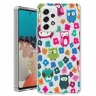 For Samsung Galaxy A23 5g A52 A53 TPU Case Cover+Glass(Curious Owls)