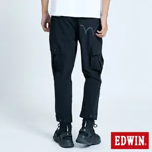 新降款↘ EDWIN EFS 四方彈防水機能褲-男款 黑色