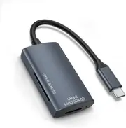 USB C SD Card Reader 4.0 Ultra Speed Dual Slot Type c to UHS II Memory Card