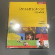 Rosetta Stone Espanol Spanish Latin America Level 1&2 Version 3 NEW Sealed