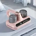 Pink With humidity display Wireless Dust Mite Vacuum Cleaner with UV Sterilizati