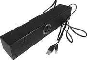 OKUMEYR Compact Desktop Soundbar with Built Subwoofer for High Volume Audio USB Interface for Gaming and Music Laptop and PC