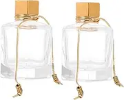 Levemolo 2Pcs Aromatherapy Bottles Fragrance Containers for Living Room Decor Multifunctional Incense Diffuser Accessories