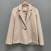 Madewell Cotton-Linen Beige Summer Blazer Jacket S