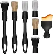 WD&CD 7 Pcs Car Brush Set, Car Interior Clean Brush Tools, Auto Interior Dust Brush, Car Detailing Soft Bristles Brush for Automotive Dashboard, Air Conditioner Vents, Scratch Free