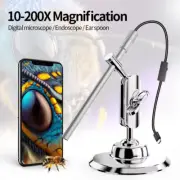 Handheld Digital Microscope Camera 1080P HD USB 8.5Mm Inspection Camera 10X-200X