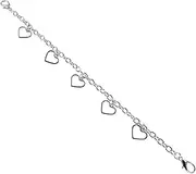 [TEMPNAP] Titanium Steel Shoe Chain Fashionable Charms for Socks Heart Chain Choker