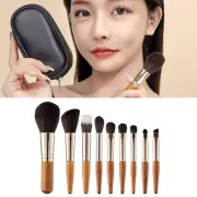 9pcs Protable Makeup Brushes Set Mini Blush Cosmetic Eyebrow Eyeshadow Brush ===