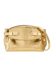 Zippered shoulder bag One size GOLD