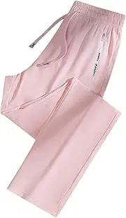 [WAJCSHFS] Pants for Women Casual Stretch Quick Drying Pants Travel Hiking Summer Pants Unisex Lightweight Pants, Zi-pink