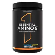RULE 1 Essential Amino 9 30 serv Blue Razz Lemonade Amino Acids Hydration 345g