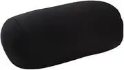 [Hemore] Microbead Neck Roll Pillow Travel Beanie Pillow Micro Bead Bolster Lumbar Back Support Cushions Travel Massage Bolster Column (Black), Microbead Neck Roll, Micro Bead Cushions