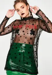New York Sheer Top