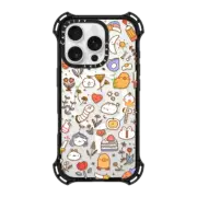 iPhone 16 Pro Bounce Case MagSafe Compatible doodles by smoleart