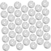 Gadpiparty 800pcs Round Loose Sequins Shiny Silver Cup Sequins with Holes for Crafts Sewing Wedding Christmas Jewelry Making and Nail Art Durable for Creative Projects