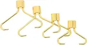 FOMIYES 2 Pairs Metal Face Roller Replacement Accessories Rolling Massager Rack Easy to Use Smooth Operation Skin Safe Design Multi Purpose Massager Replacement Tools