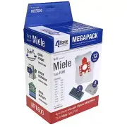 4yourhome 12pk Vacuum Cleaner Bags With Filters Compatible With Miele FJM