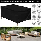 Patio Furniture Covers 420D Waterproof Outdoor Furniture Covers Windproof RubmJ