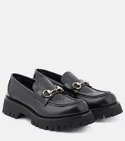 [Gucci] Gucci Horsebit leather loafers AU 8.5 black