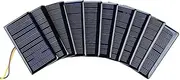 SUNYIMA 10pcs Mini Polycrystalline Solar Panels Cells 5V 60MA 68x37MM/2.67x1.45inch for DIY Solar Panel Projects Toys