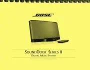 Bose SoundDock Series II Digital Music System OWNER'S MANUAL