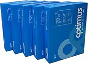 UBMOVE Multipurpose Copy Printer Paper, 8.5” x 11”, 20 lbs, (White, 2500 Sheets/5 REAMS)