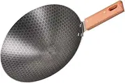 SUPVOX Outdoor Small Wok Non Stick Frying Pan Kitchen Gadgets Cooking Pot Stir Fry Pan