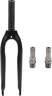 EVTSCAN Carbon Fiber Folding Bike Fork, 20in 406 V Brake, 451 C Brake, Lightweight, Shock Absorption, Sturdy, 28.6mm Upper Tube, 30mm Lower Diameter
