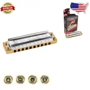 Bamboo Comb Harmonica, Key of F# - Durable & Stylish Case Included