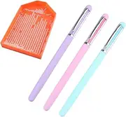 MERRYHAPY 2 Pack Drill Pen Nail Art Tools Set Rhinestones Picker Dotting Pen for Diy Manicure