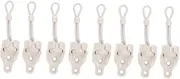 [KAILIKETIY] 8 Sets Blinds and Shades Bungee Cords Tie Down Conversion Kit Sun Shade Part Sun Buckle