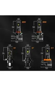 LED Bulbs 35000LM Led h4 H11 H8 H9 9005 HB3 9006 HB4 Car Lights 80W 6500K White