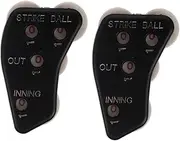 Totority 2Pcs Baseball Score Counter Durable Baseball Device for Umpires Handheld Clicker Tool for Accurate Game for Outdoor Sports