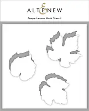 Altenew Grape Leaves Mask Stencil