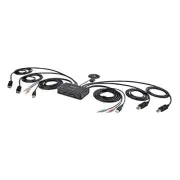 Startech C2-DD46-UA2-KVM 2-PORT COMPACT 4K KVM SWITCH - DUAL-MONITOR CABLE KVM S