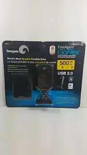 Seagate 500GB Free Agent GoFlex USB 2.0/3.0 External HARD DRIVE PC Mac