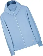 [BIUDECO] Long Sleeve Sun Protection Clothing Jackets Sport Jackets for Men Hoodies for Men Sun Block Clothing UV Protection Clothing Fr Clothes for Men Mens% Polyester Fiber Blue