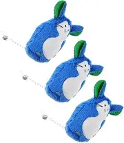 GANAZONO 3Pcs Plush Cat Mice Soft Interactive Kitten Plaything for Indoor Fun Mouse Shape Cat to Engage and Entertain Present for Cat Lovers and Active Kittens