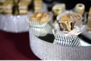 CakeBon Wedding Cake Stand Cake Stand Silver Elegant 12x12x3.5