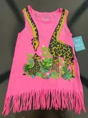 Cynthia Rowley Kids Pink Tank Top w/ Giraffes [NWT]