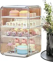 Pzuryhg Bottle Storage Organizer Baby | Counter Cutlery Dryer Rack | Large Dustproof Bottle Holder with Cover for Table Bedroom Fridge Dorm Room Closet Bathroom Nursery Pantry