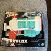 NERF Super Soaker Roblox BIG Paintball Guass Water Blaster, for ages 8+