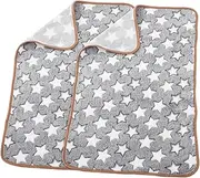 CORHAD 2pcs Dog and Cat Warm Pad Blankets Fluffy Blanket Warming Mat for Cats Paw Print Pet Blanket Cute Pet Blanket Puppy Bed Blanket Dog Throw Blanket Soft Dog Blanket Coral Fleece