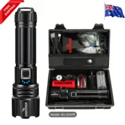 LED Torch Rechargeable Flashlight with High Lumens, Shadowhawk 10000 Lumen XHP70