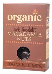 Organic Dark Chocolate (Macadamia Nuts) - 150g