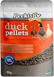 Peckish Duck Pellets 5kg - High Protein (18%) and Energy Formulation for Top Egg Production and Fertility Rates, Ideal for Laying and Breeding Ducks in Non-Commercial Settings
