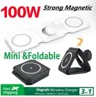 3-in-1 Foldable Magnetic Wireless Charger for iPhone, iWatch, AirPods – Fast