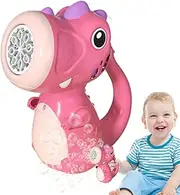 Erconsso Bubble Maker Machine | Bubble Blower Maker | Dinosaur Electric Automatic Toy with Light Music and Wand for Pool Wedding Beach Party Birthday