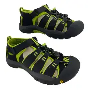 Keen Shoes Youth Sandals Newport H2 Black Green Summer Water Beach New in Box